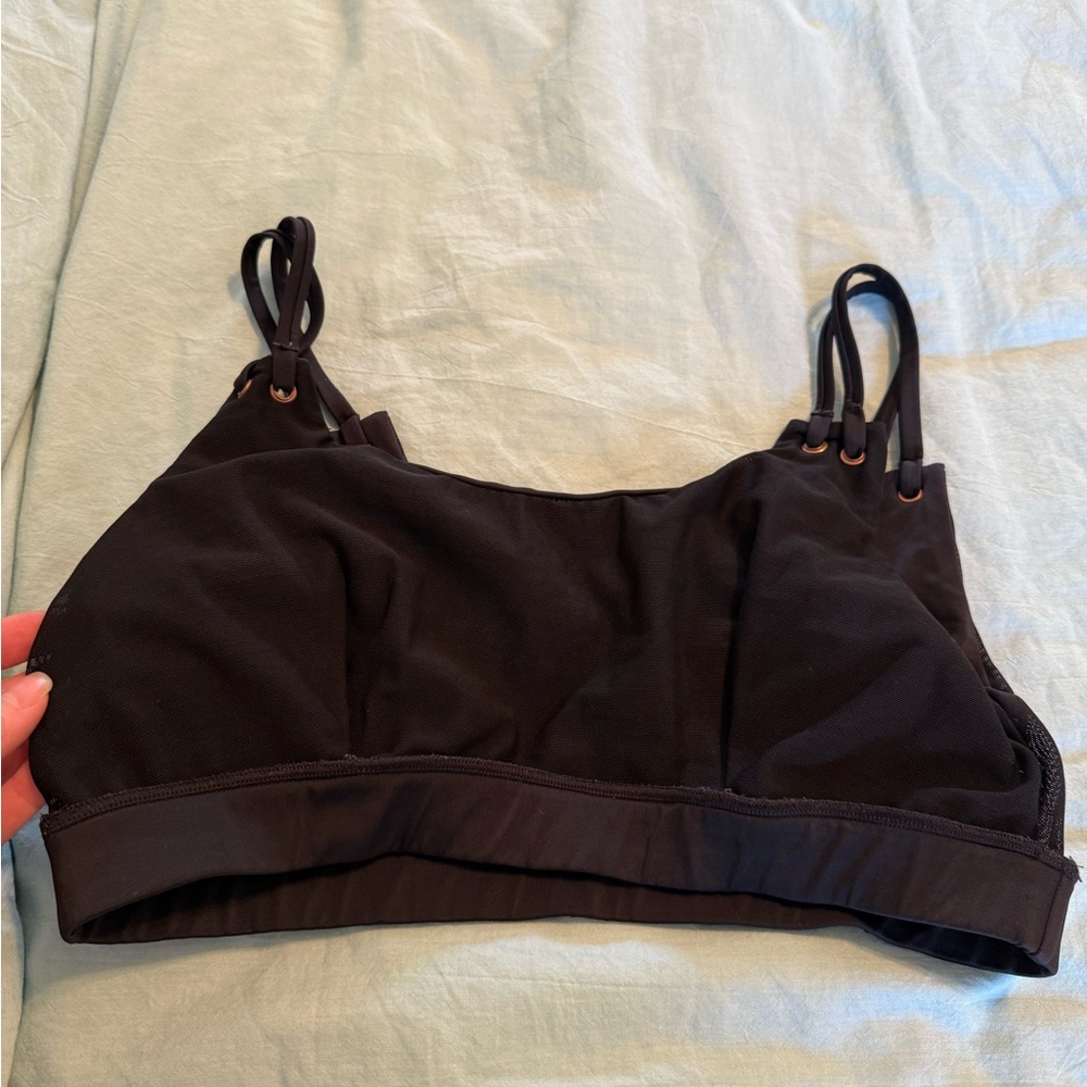 ASOS | Black Double Strap Swim Top - Picture 7 of 8
